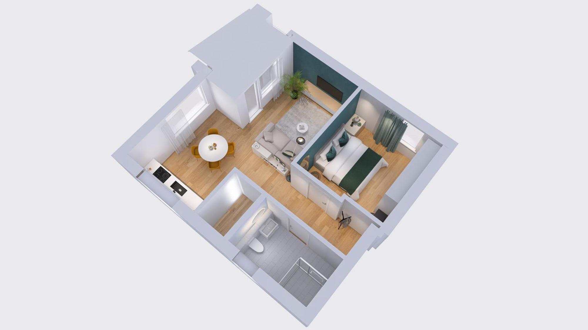 Apartmenthaus Am Kaiser-Wilhelm-Park 代特莫尔德 外观 照片