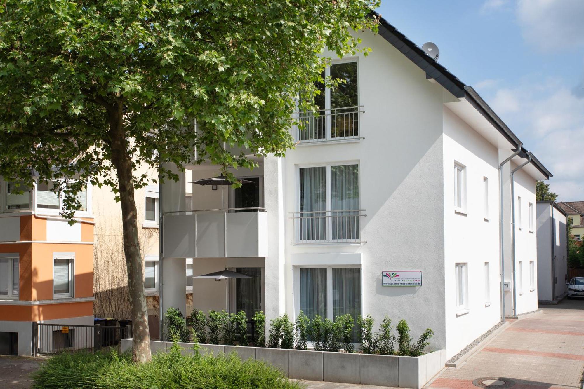 Apartmenthaus Am Kaiser-Wilhelm-Park 代特莫尔德 外观 照片